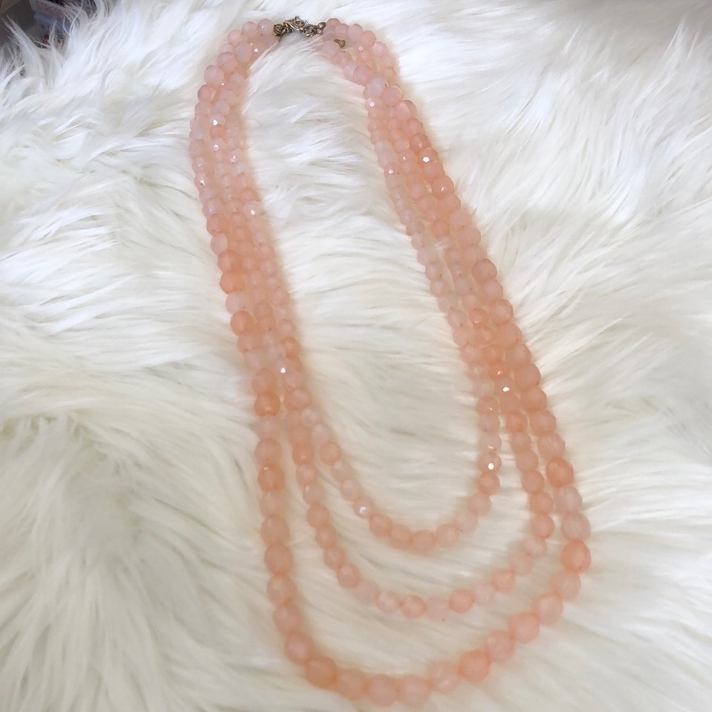❤️❤️Loft Necklace and Pink 3 Strand Necklace